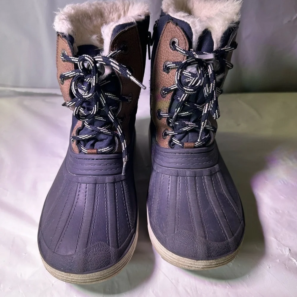 Pajar Black and Cream Winter Boots